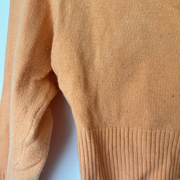 Modcloth Dream of the Crop Cardigan in Peach Fervour Stretch 3/4 Length - Picture 4 of 5